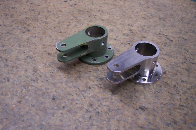 RAF Spitfire aileron control linkage